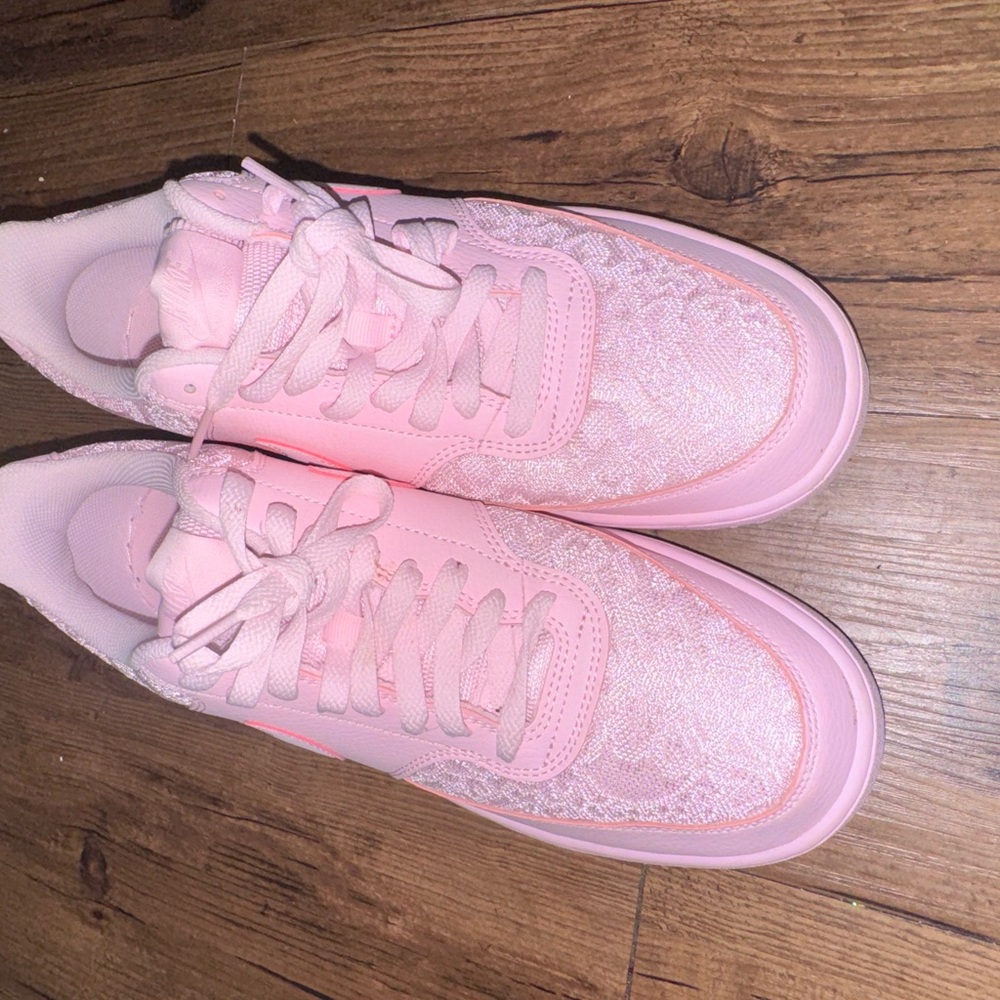 Pink lace Nike court Vision